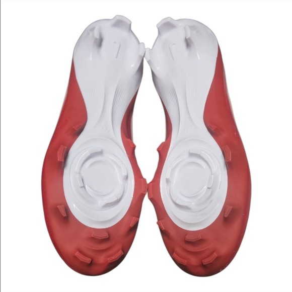 Nike Vapor Speed 3 Football Cleats Men's Size 8.5 White Red HM8849-102 New - Picture 7 of 8